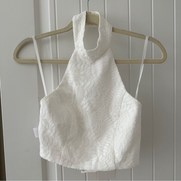 Fame and Partners Jassie Lace Top and Skirt Set - Picture 4 of 14